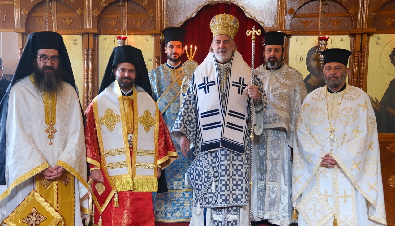 Archbishop Nikitas of Thyateira and Great Britain at the feast of Saint ...