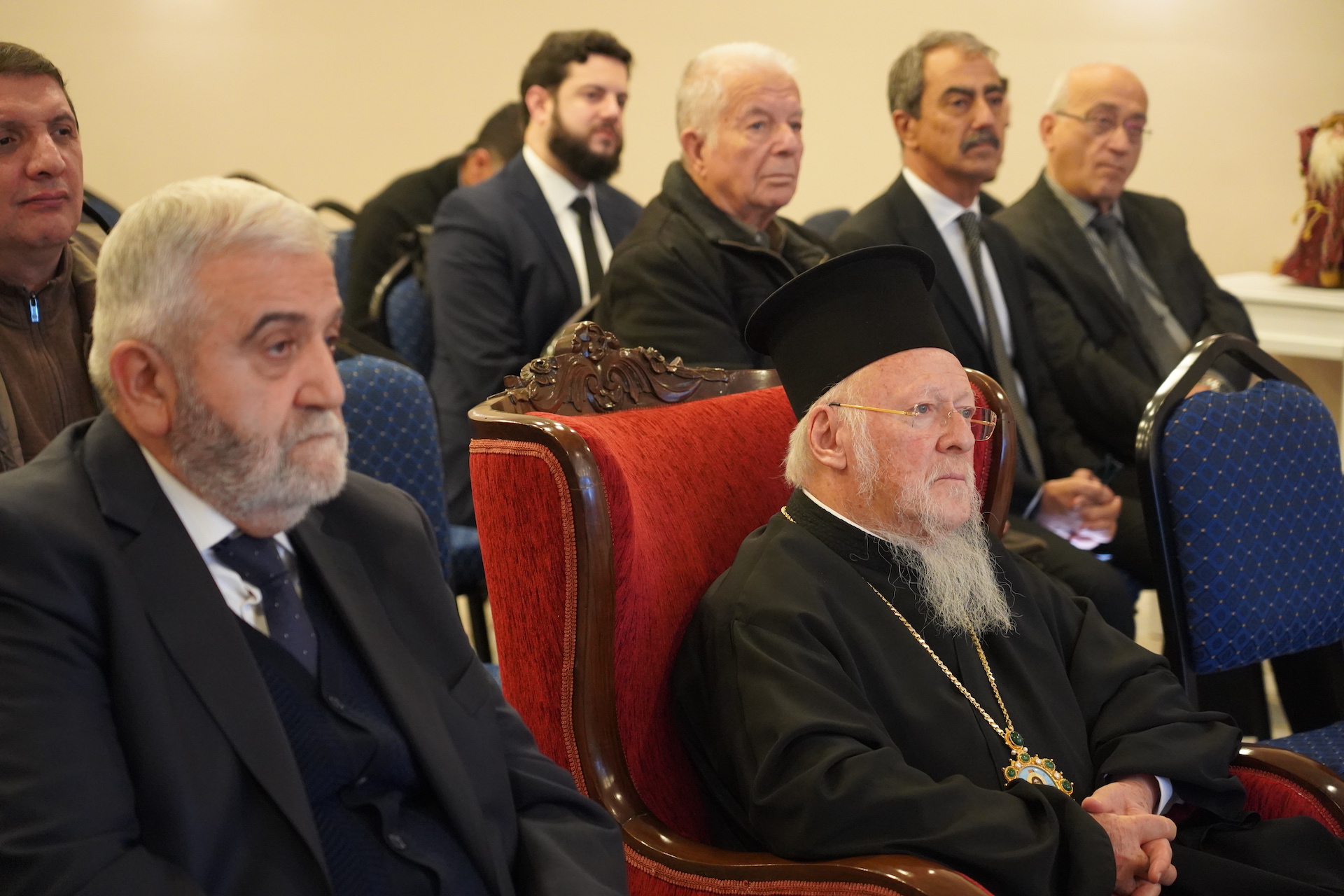 The Ecumenical Patriarch attended the speech of the Metropolitan of Myra