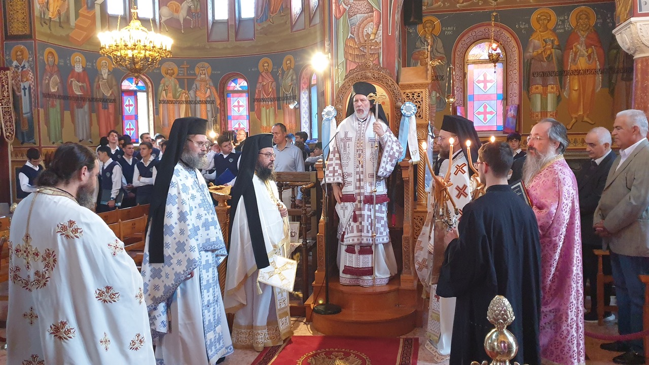 Metropolitan Cleopas of Sweden visited Rizarios Seminary and Aegina in ...