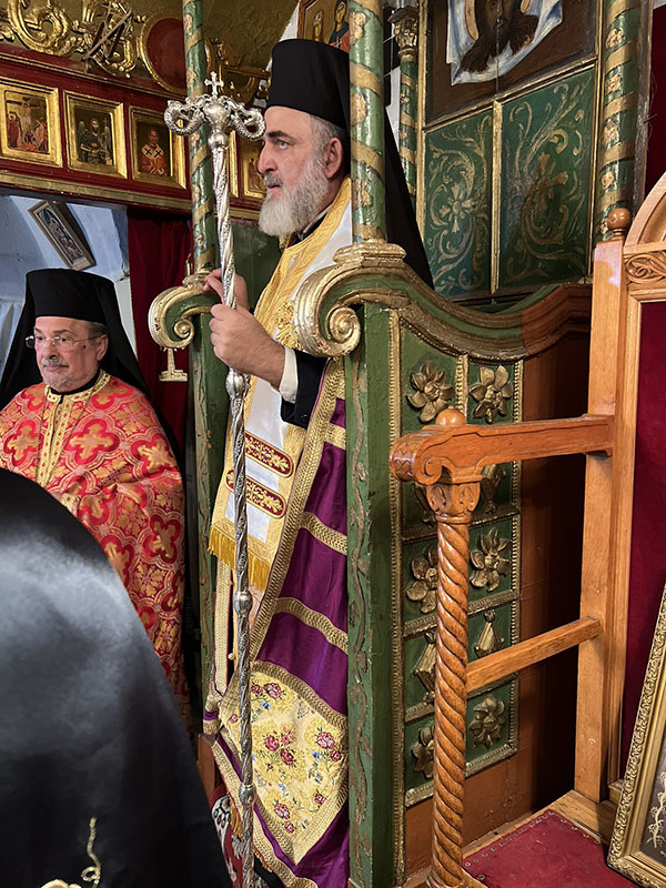The Feast Day of Saint Spyridon, Bishop of Trimythus the wonderworker at the Patriarchate of Jerusalem