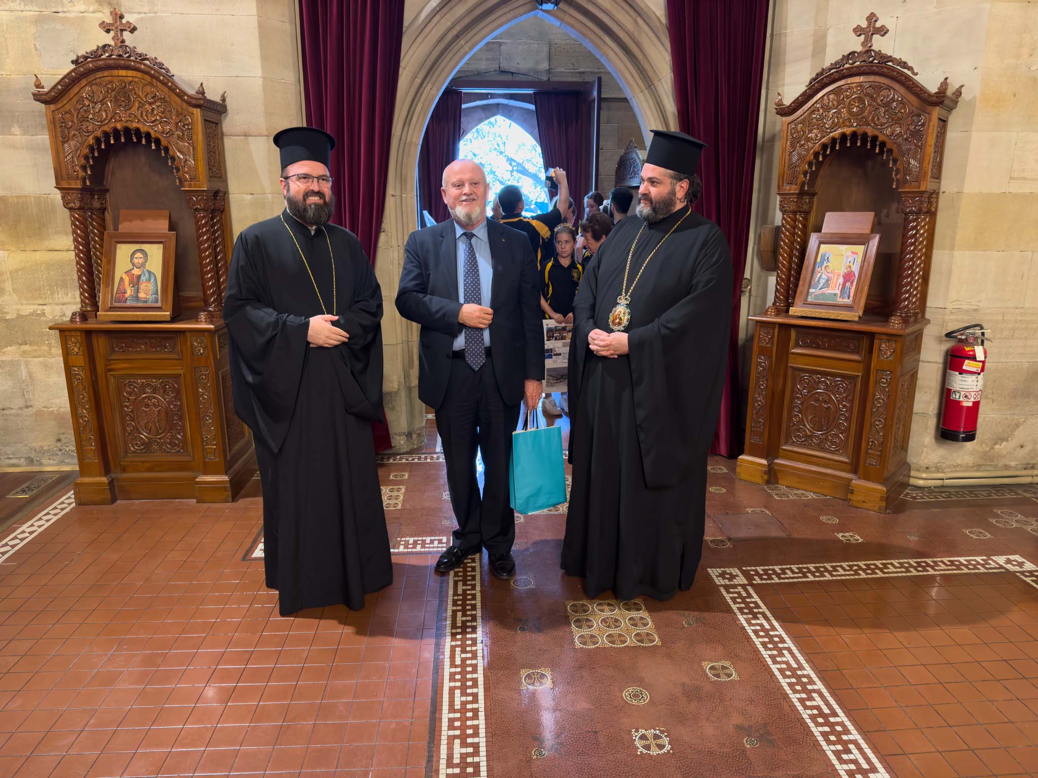 The Ambassador of Romania to Australia visits Archbishop Makarios of Australia