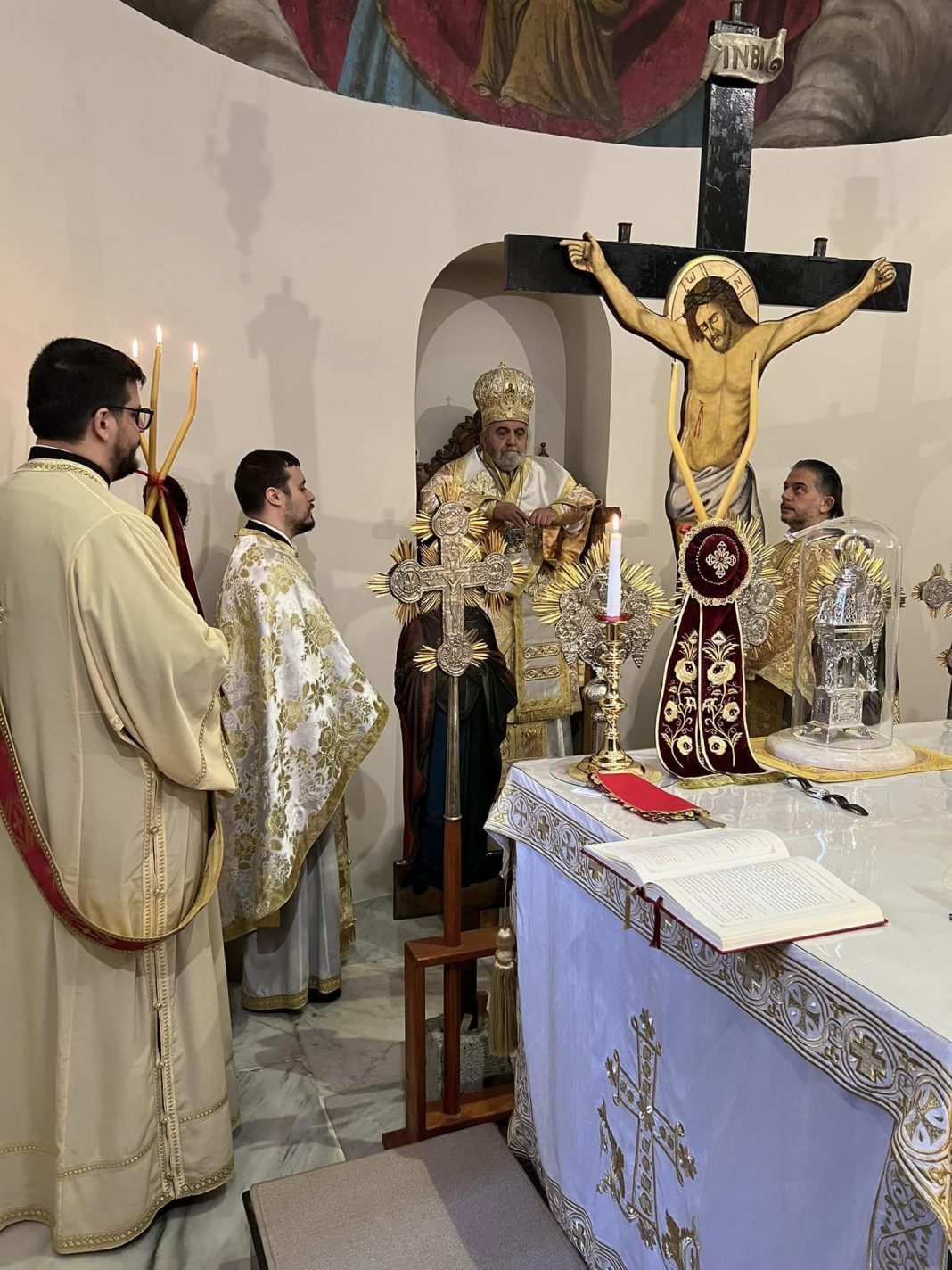 The Feast day of Saint Porphyrios of Kafsokalyvia at the Metropolis of Derkoi