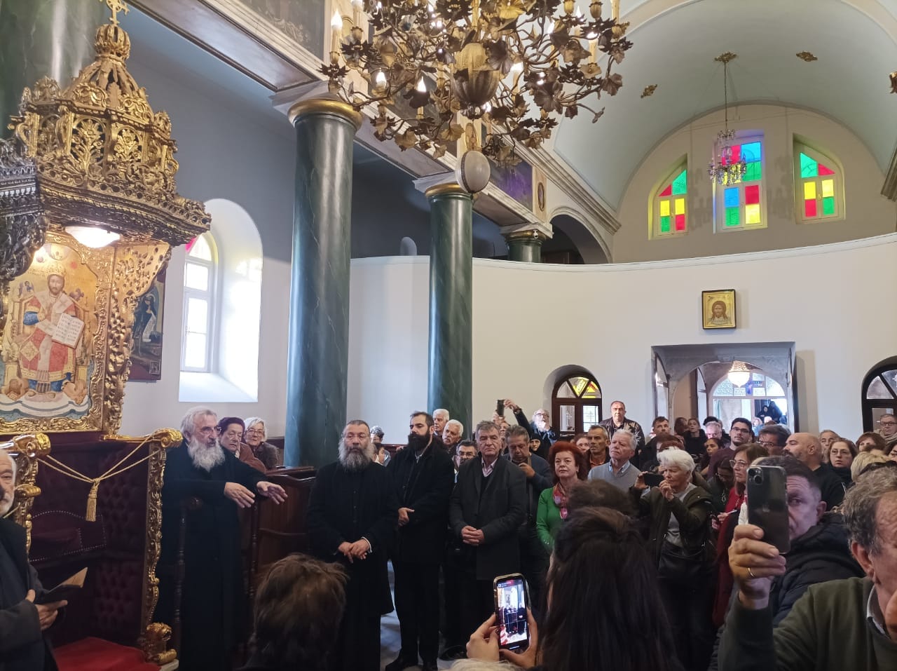 Archbishop Evgenios of Crete visisted the Theological School of Halki