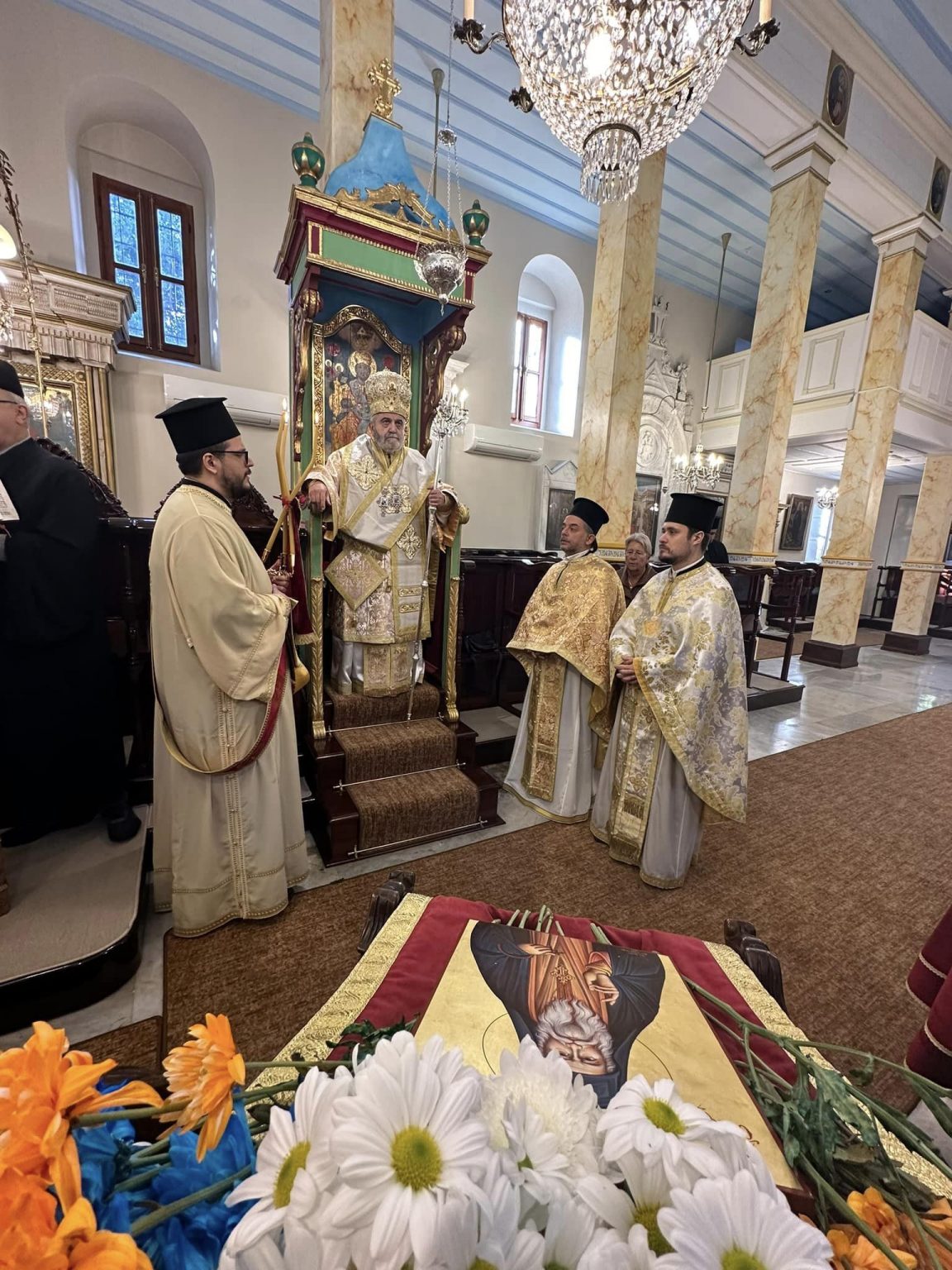 The Feast day of Saint Porphyrios of Kafsokalyvia at the Metropolis of Derkoi