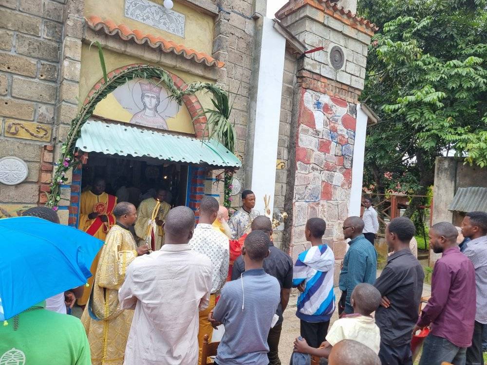 The Parish of Saint Barbara celebrated Feast Day in Kinshasa, Democratic Republic of the Congo