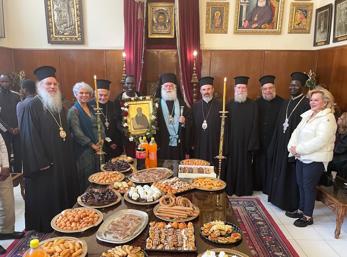 The feast of Saint Savvas was celebrated at the Patriarchate of Alexandria