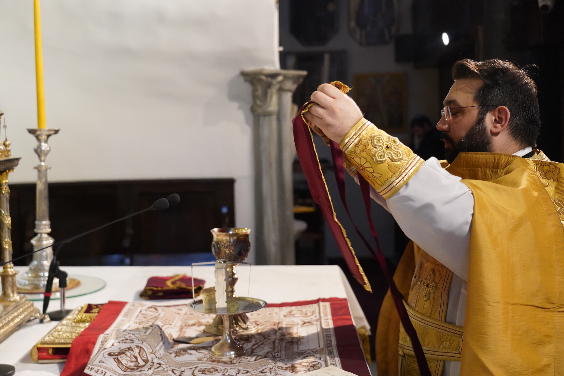 Metropolitan of Leros, Kalymnos and Astypalea officiates at the Patriarchal Church of Saint George