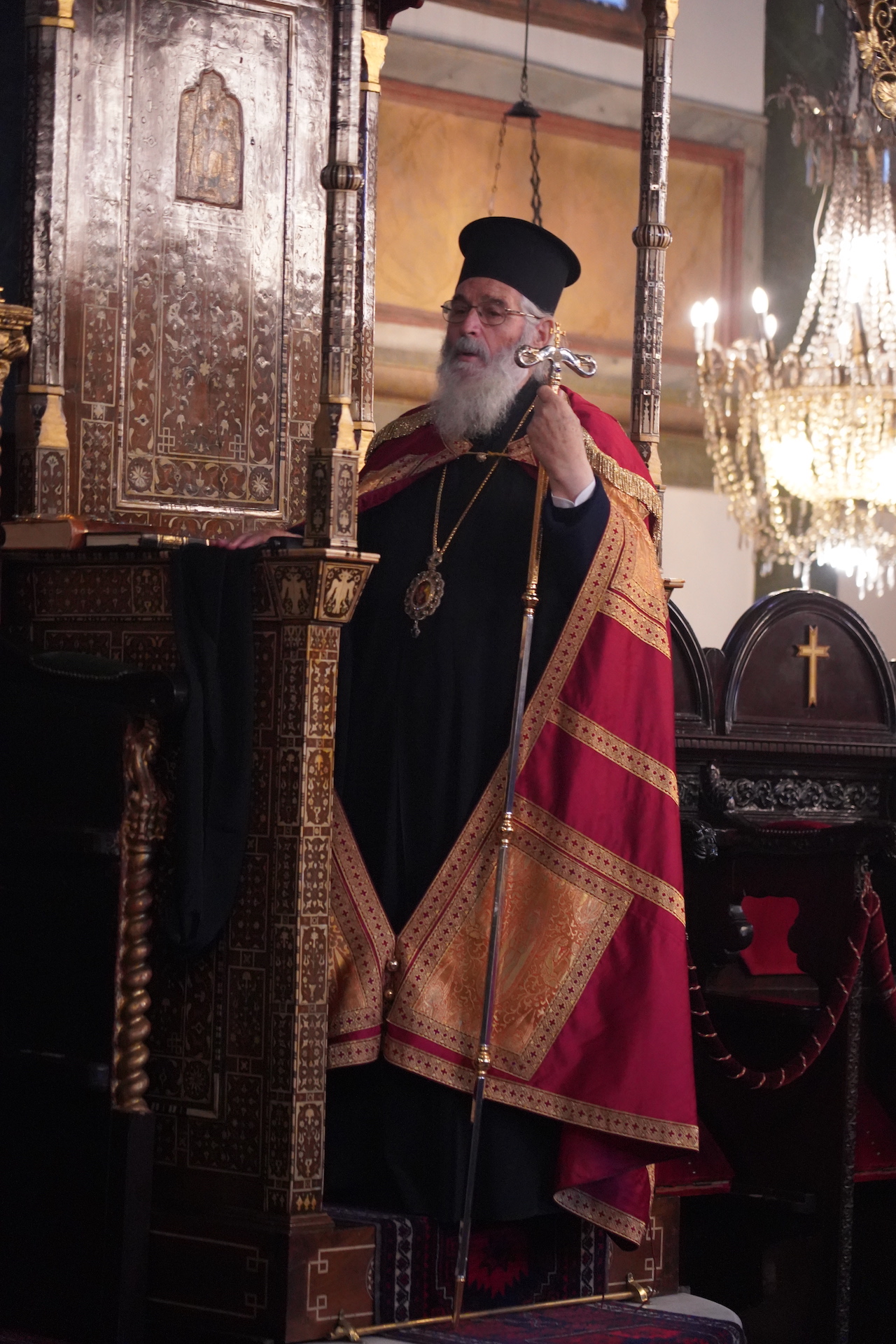 Metropolitan of Leros, Kalymnos and Astypalea officiates at the Patriarchal Church of Saint George