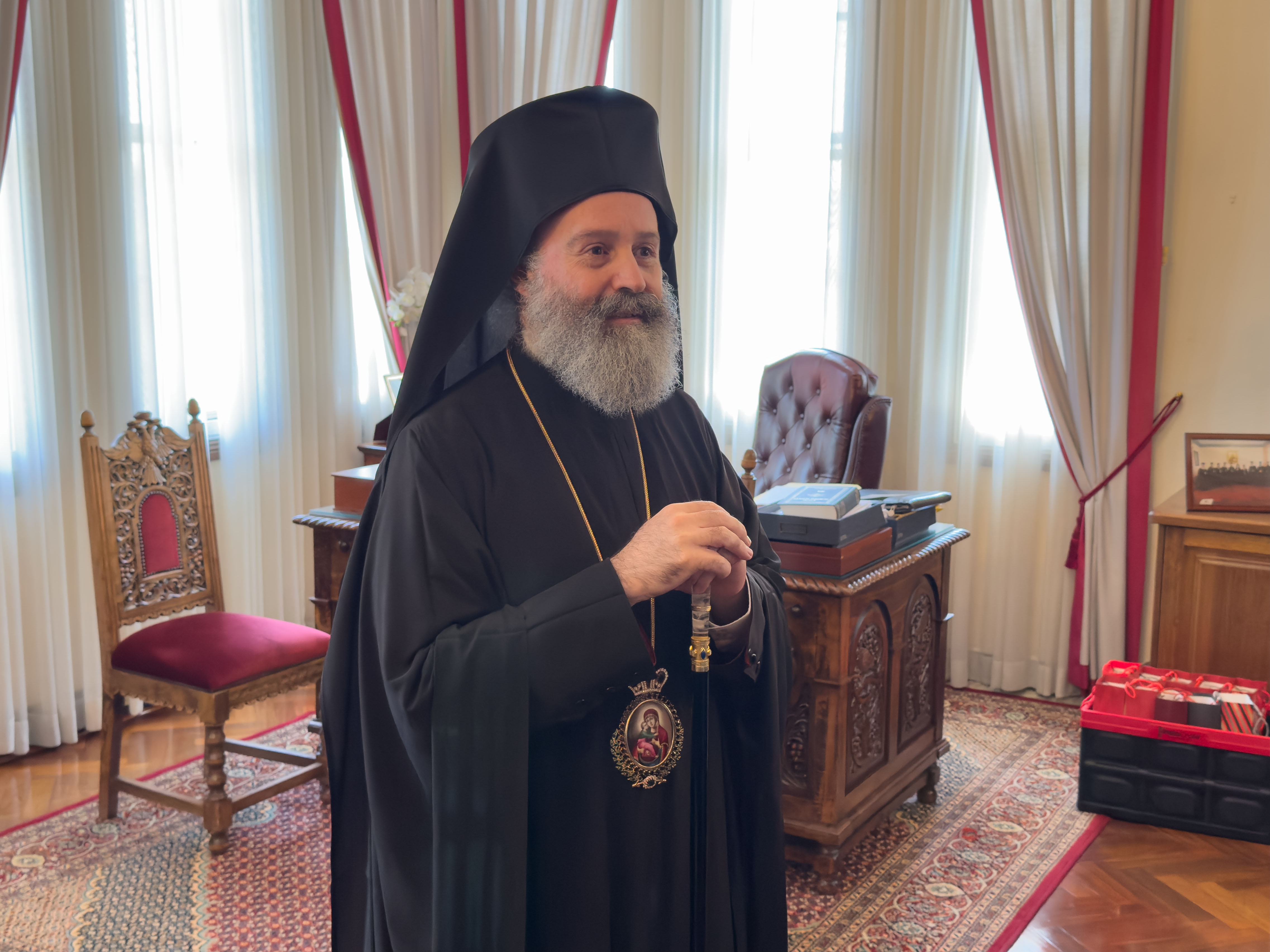 Archbishop Makarios of Australia offered his grateful thanks to the administrative staff of the Archdiocese