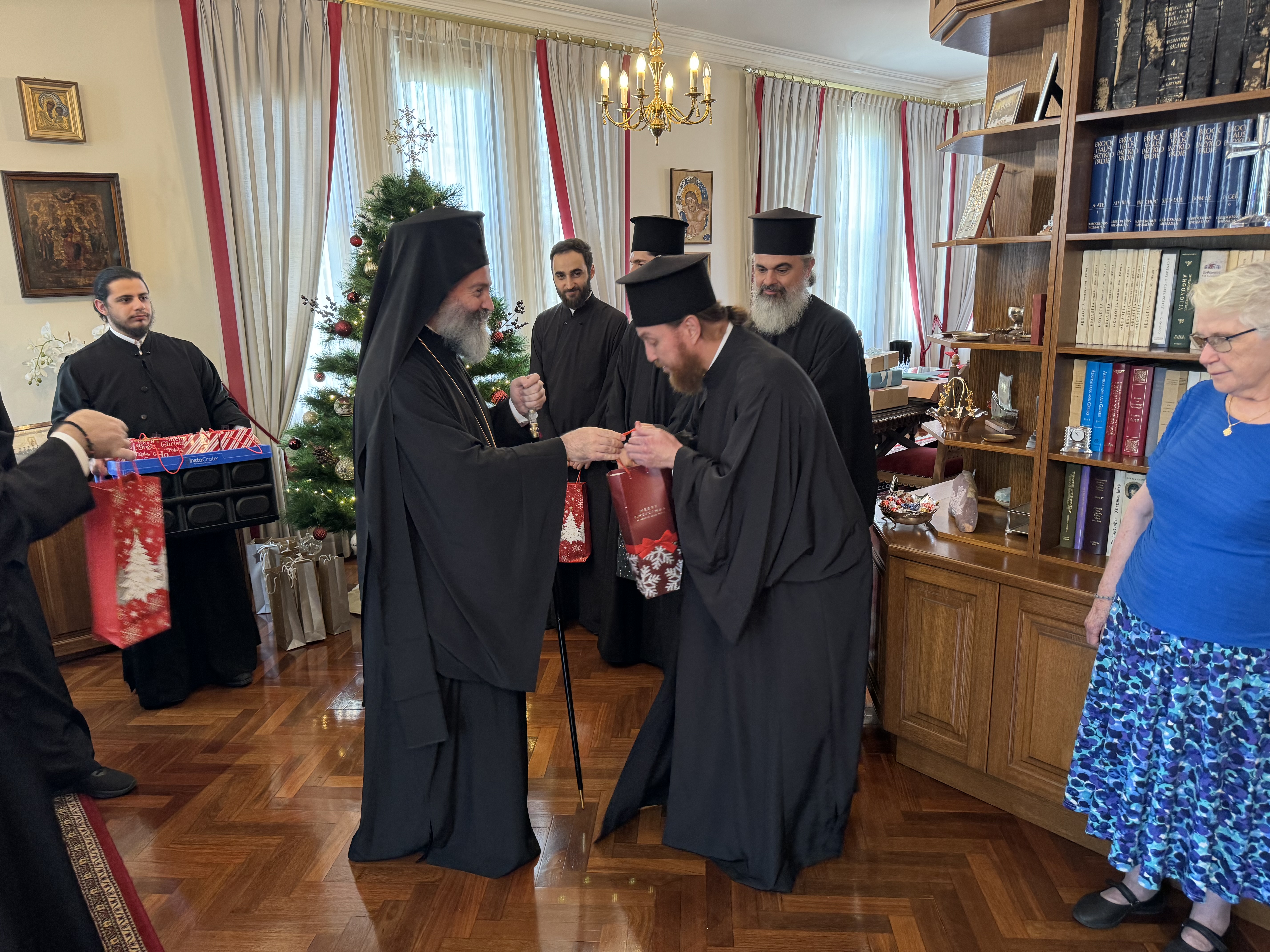 Archbishop Makarios of Australia offered his grateful thanks to the administrative staff of the Archdiocese