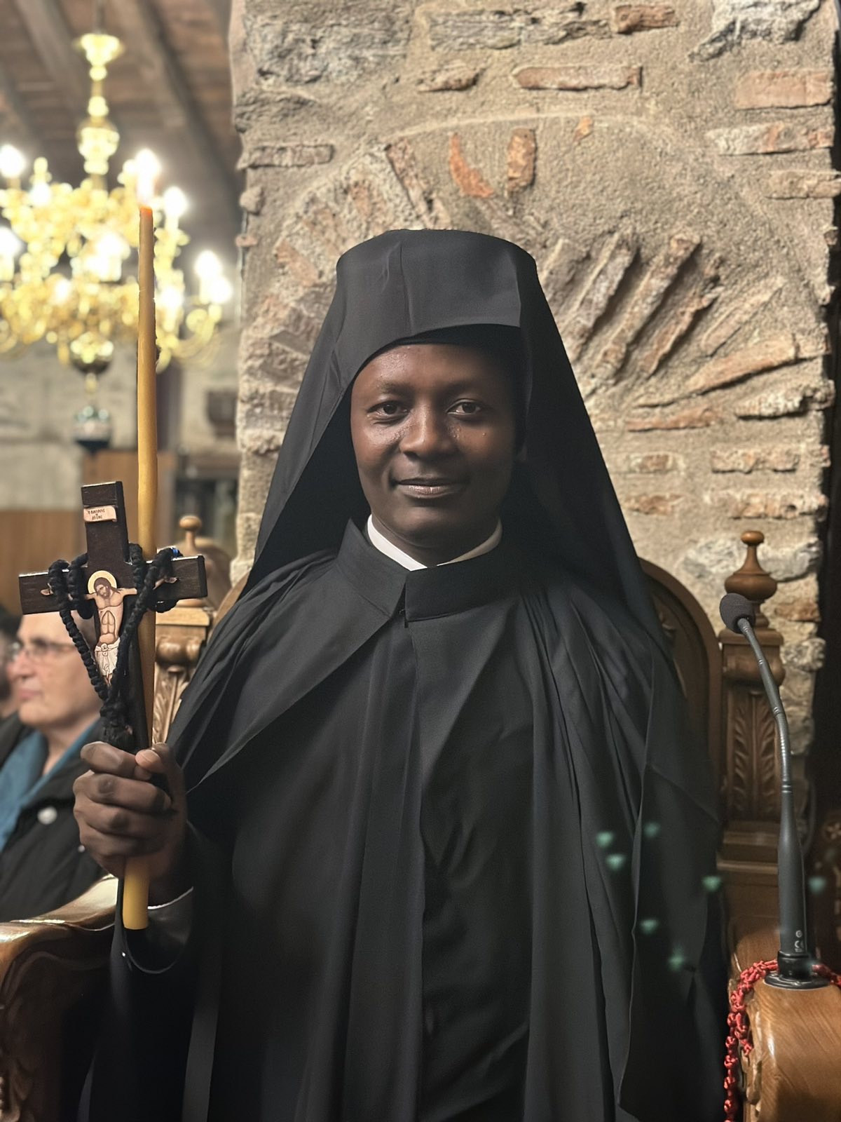 The son of the first Orthodox Tanzanian clergyman was ordained a Hierodeacon