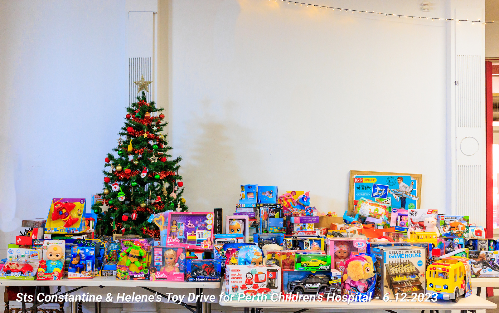 Perth: 515 toys donated to Perth Children’s Hospital