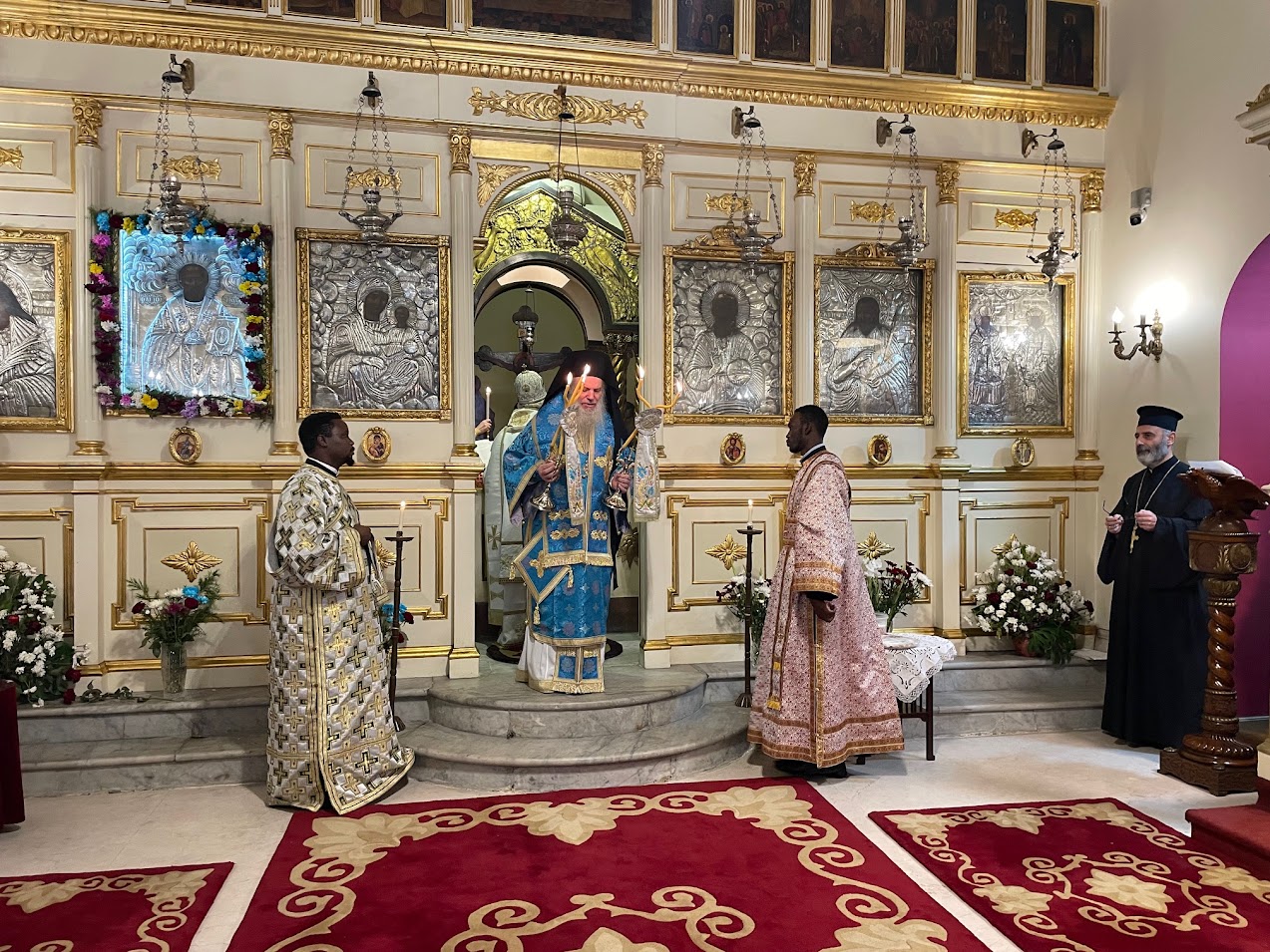 Patriarchal Divine Liturgy was celebrated at the Church of Saint Nicholas in Alexandria