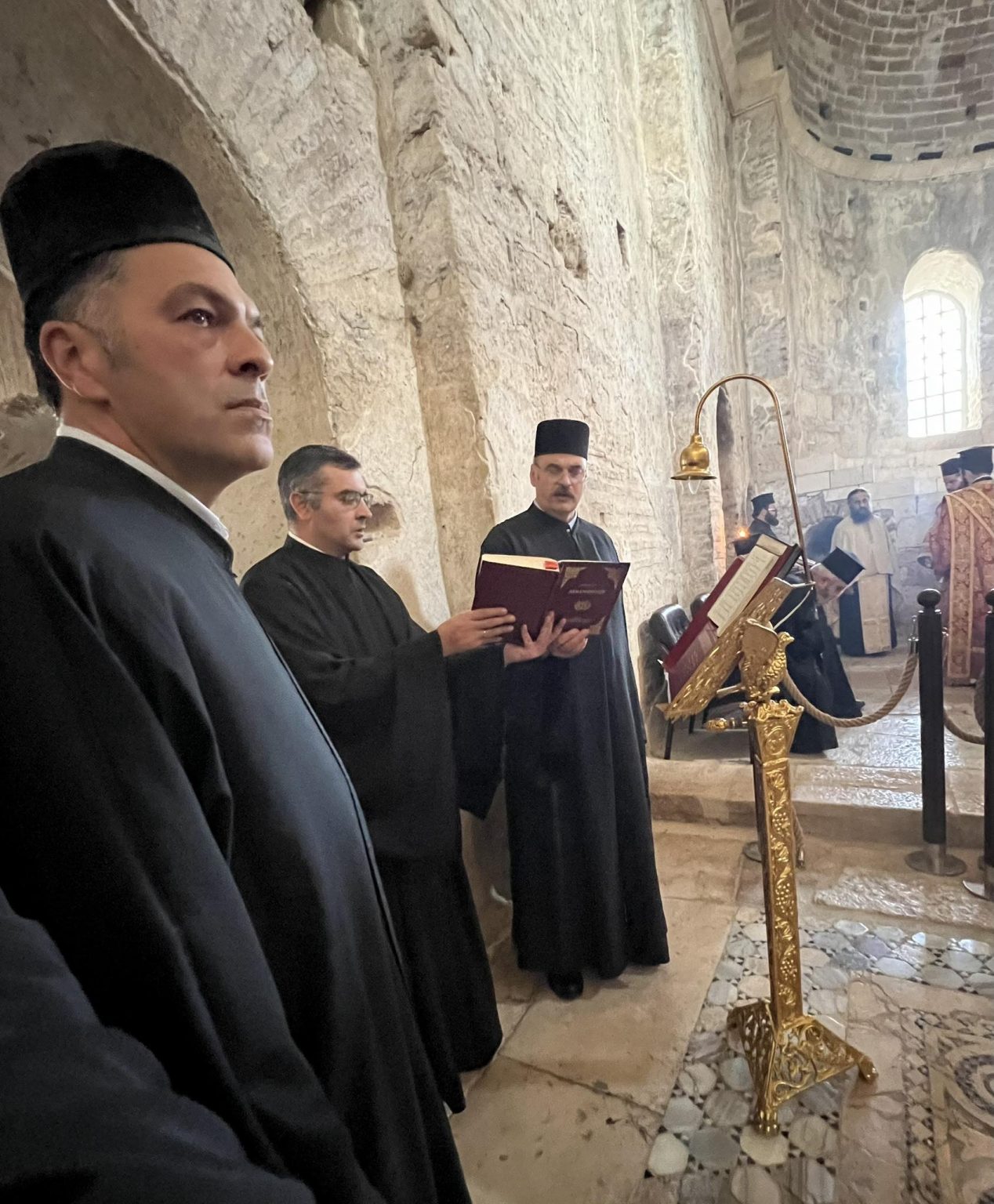 Ecumenical Patriarch Bartholomew in Myra of Lycia for the feast day of Saint Nicholas