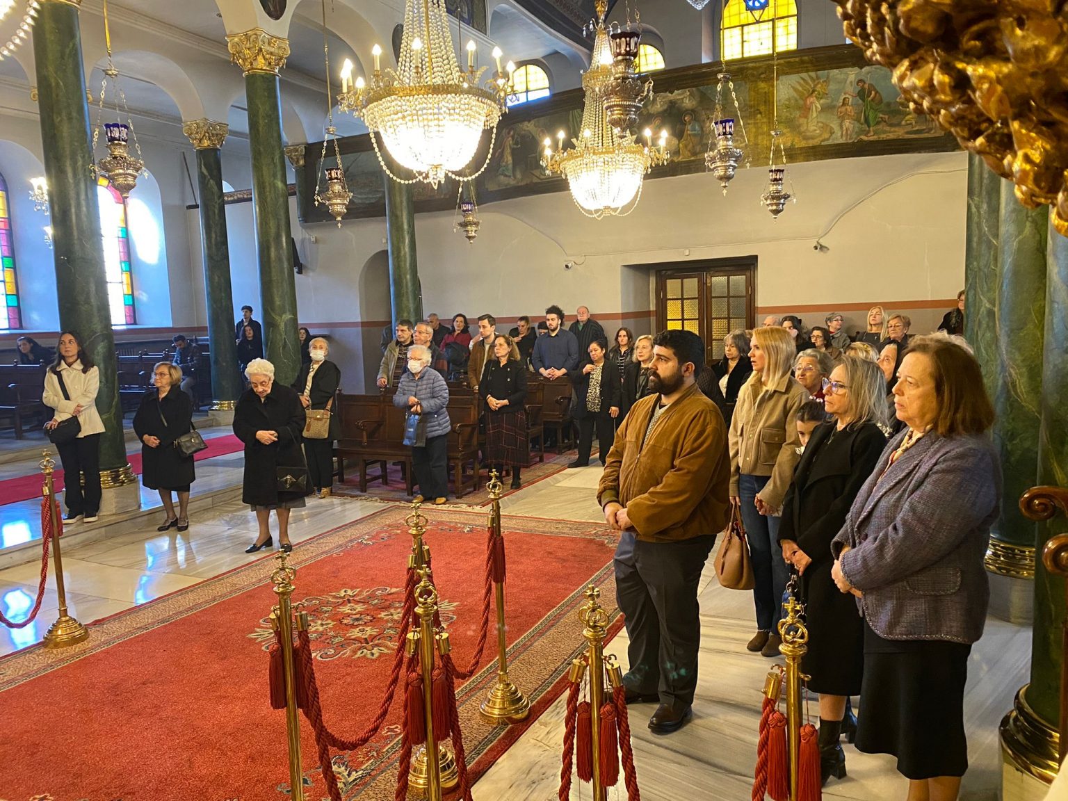 The Feast Day of Christmas at the Church of Saint Dimitrios in Tataoula, Constantinople