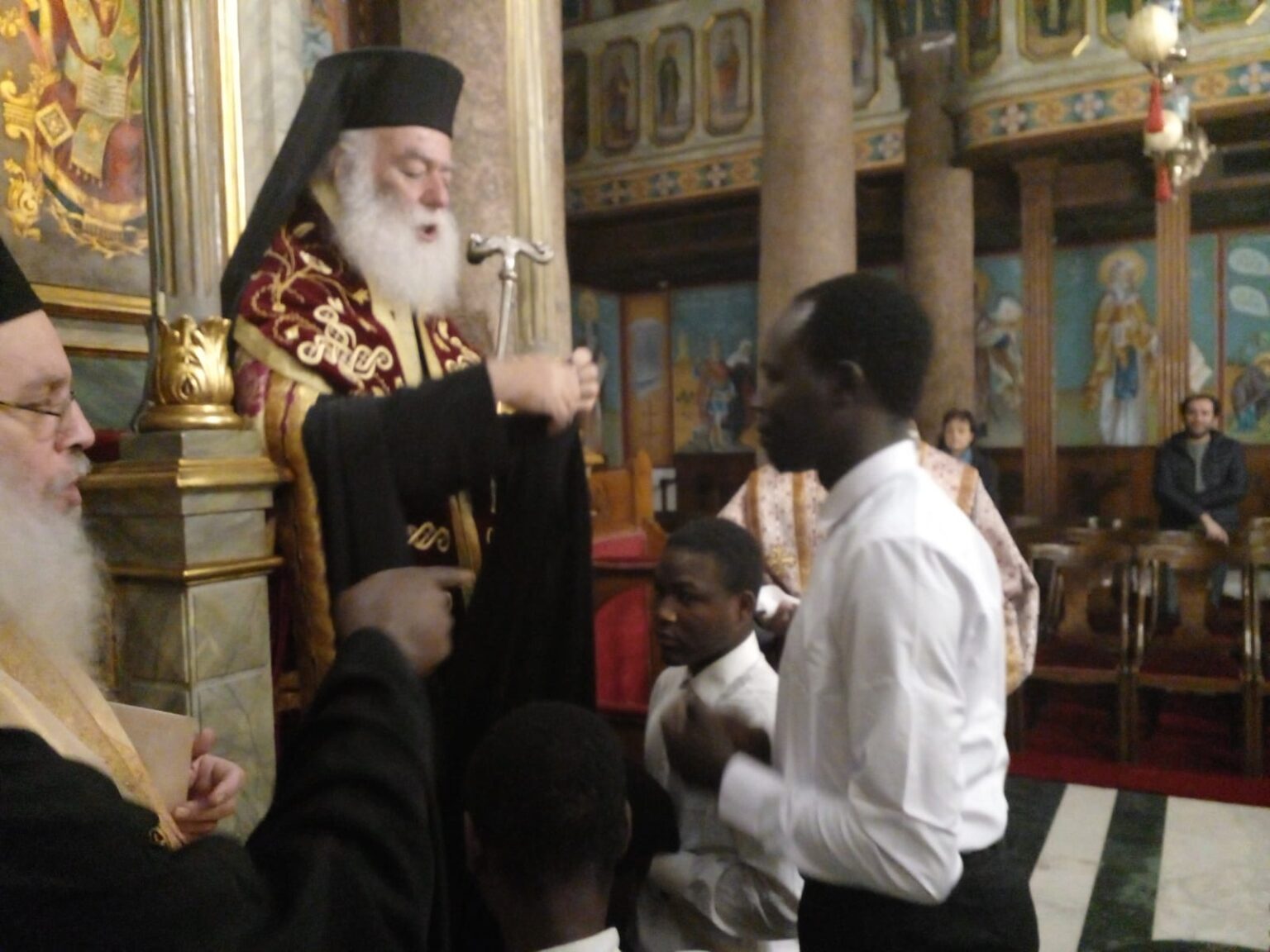 Patriarch of Alexandria performed Rasophoria of seminarians