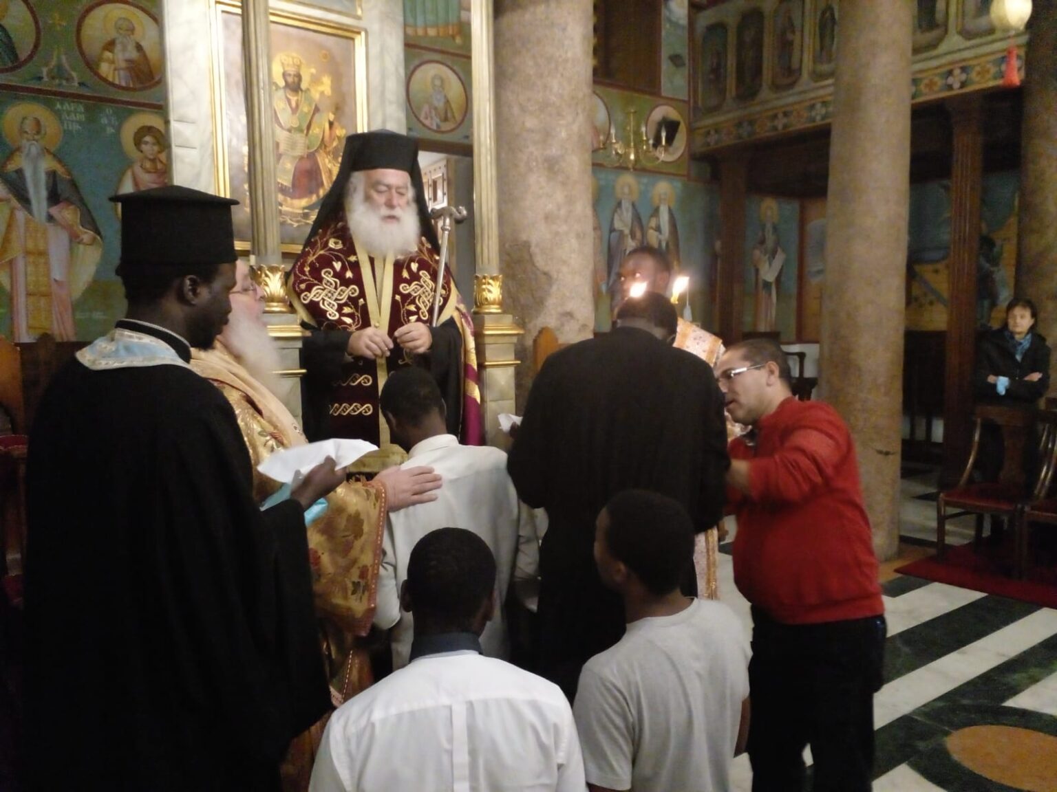 Patriarch of Alexandria performed Rasophoria of seminarians