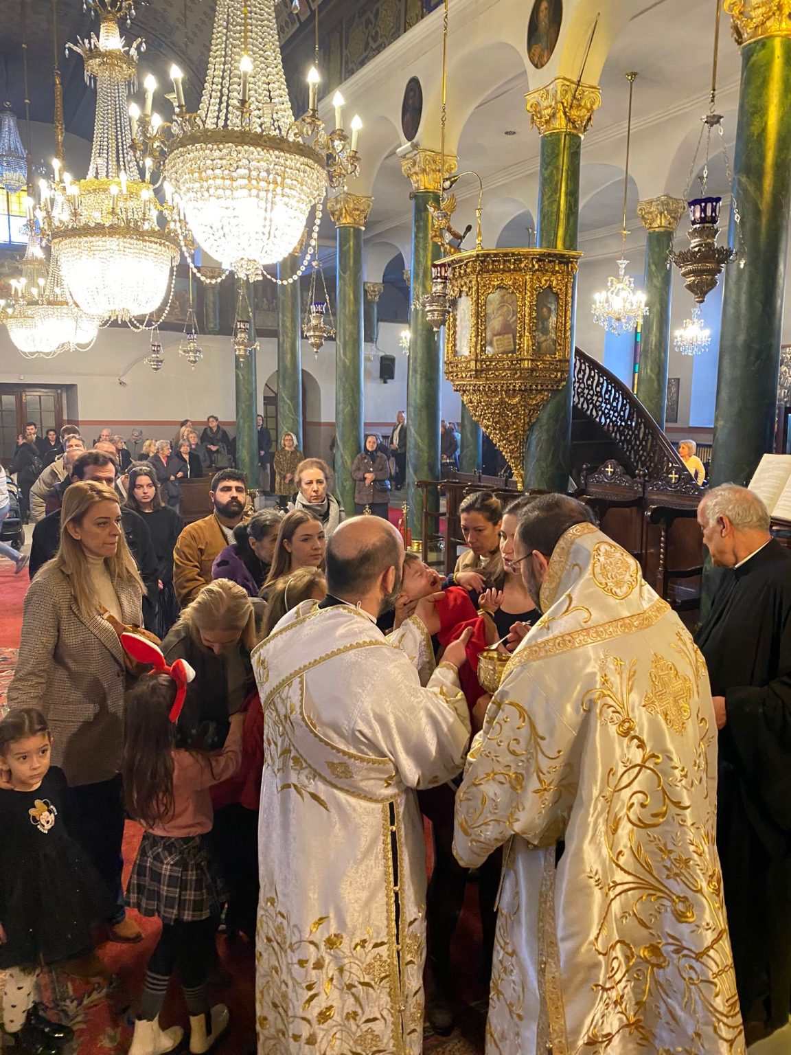 The Feast Day of Christmas at the Church of Saint Dimitrios in Tataoula, Constantinople