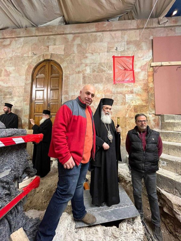 Inspection of maintenance works of the Church of the Holy Sepulchre