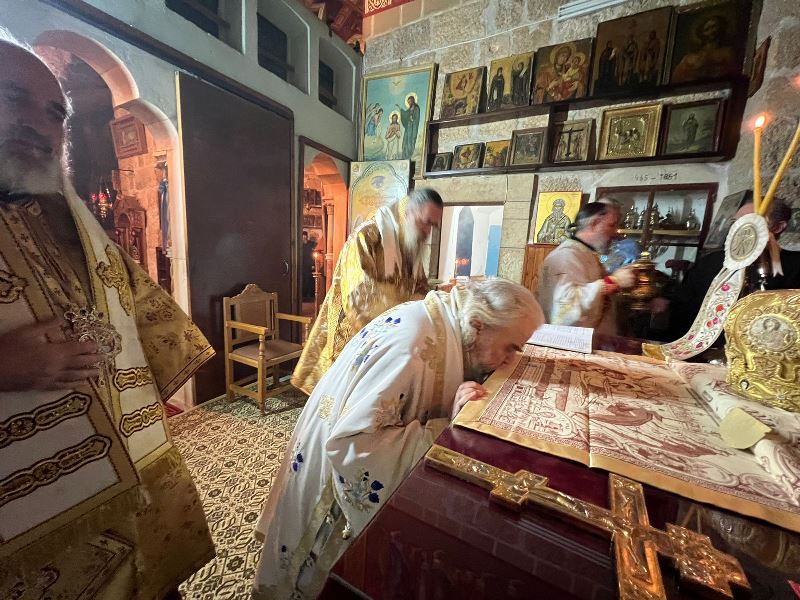 The Feast of Saint Theodosius the Coenobiarch at the Patriarchate of Jerusalem