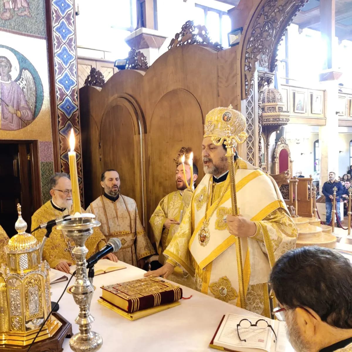 New Year’s Day at the Cathedral of the Dormition of the Theotokos, Wood Green