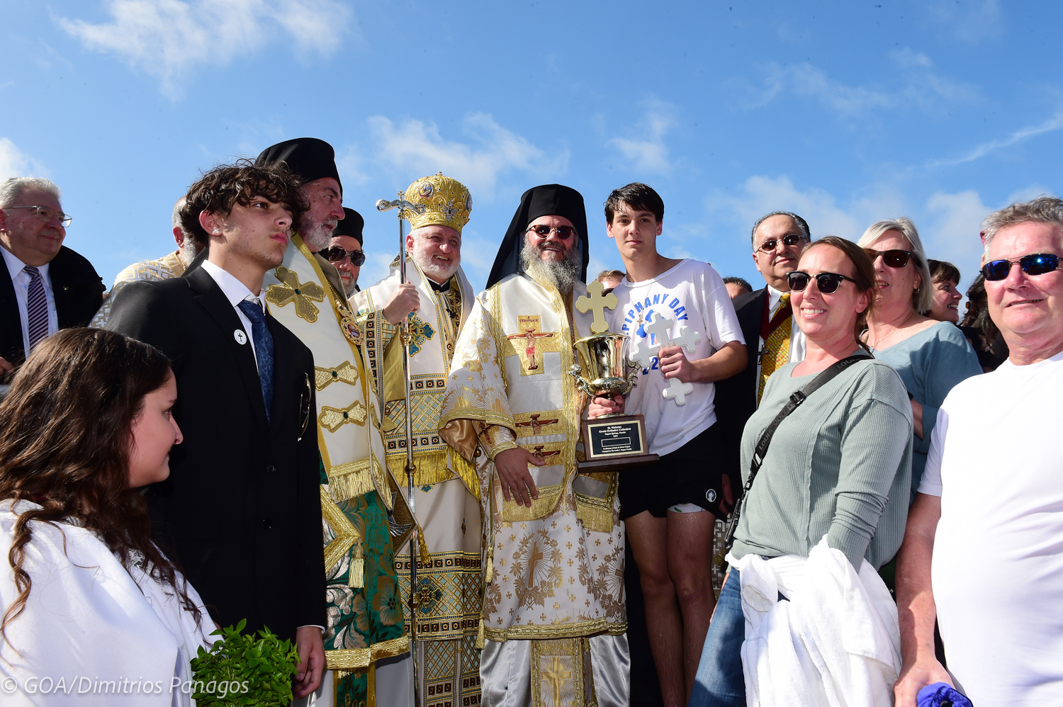 Archbishop Elpidophoros Participates in Annual Epiphany Celebrations in Tarpon Springs