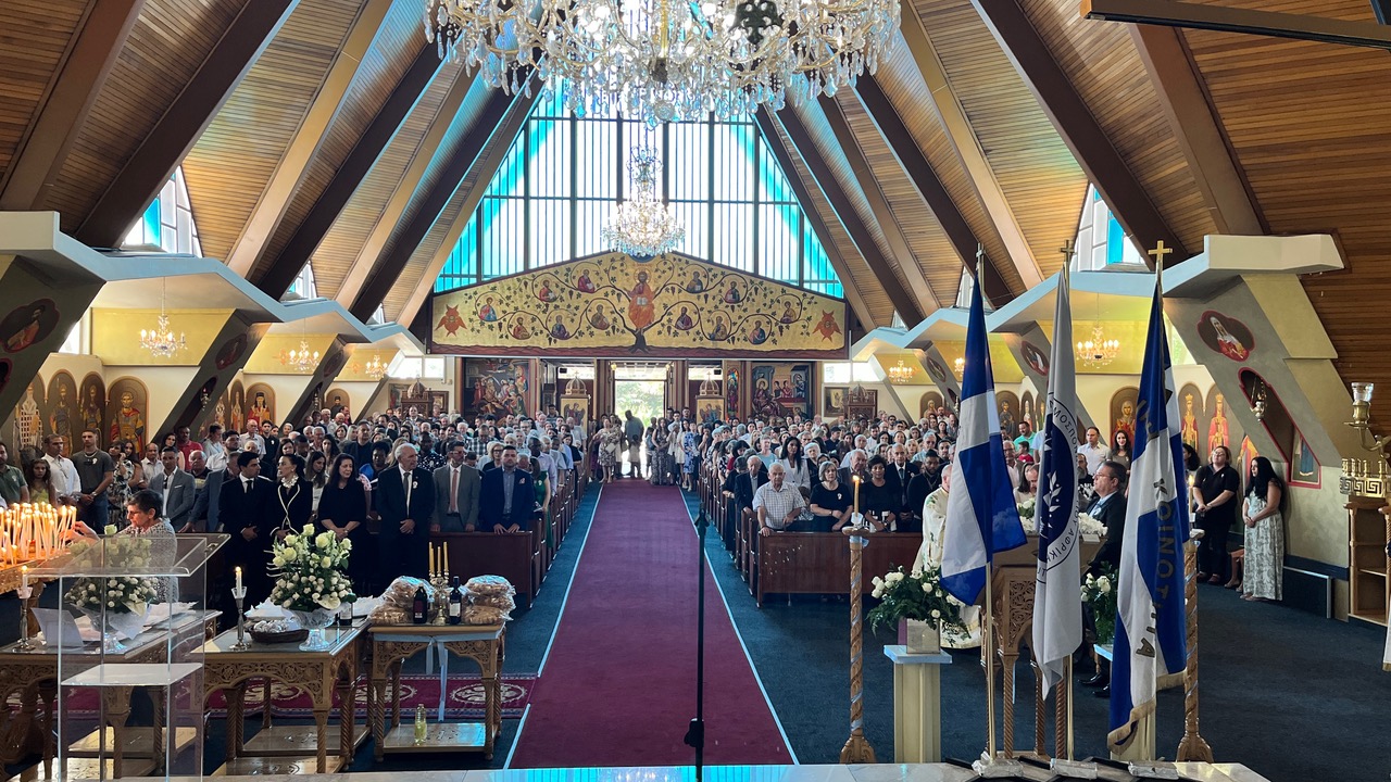 Festive celebration at the Holy Church of Saint John the Baptist and Forerunner in South Africa