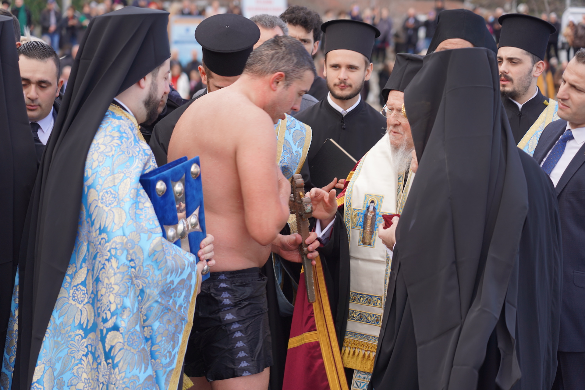 Ecumenical Patriarch Bartholomew celebrates the Feast of Epiphany in Triglia, Bithynia according to the Julian Calendar
