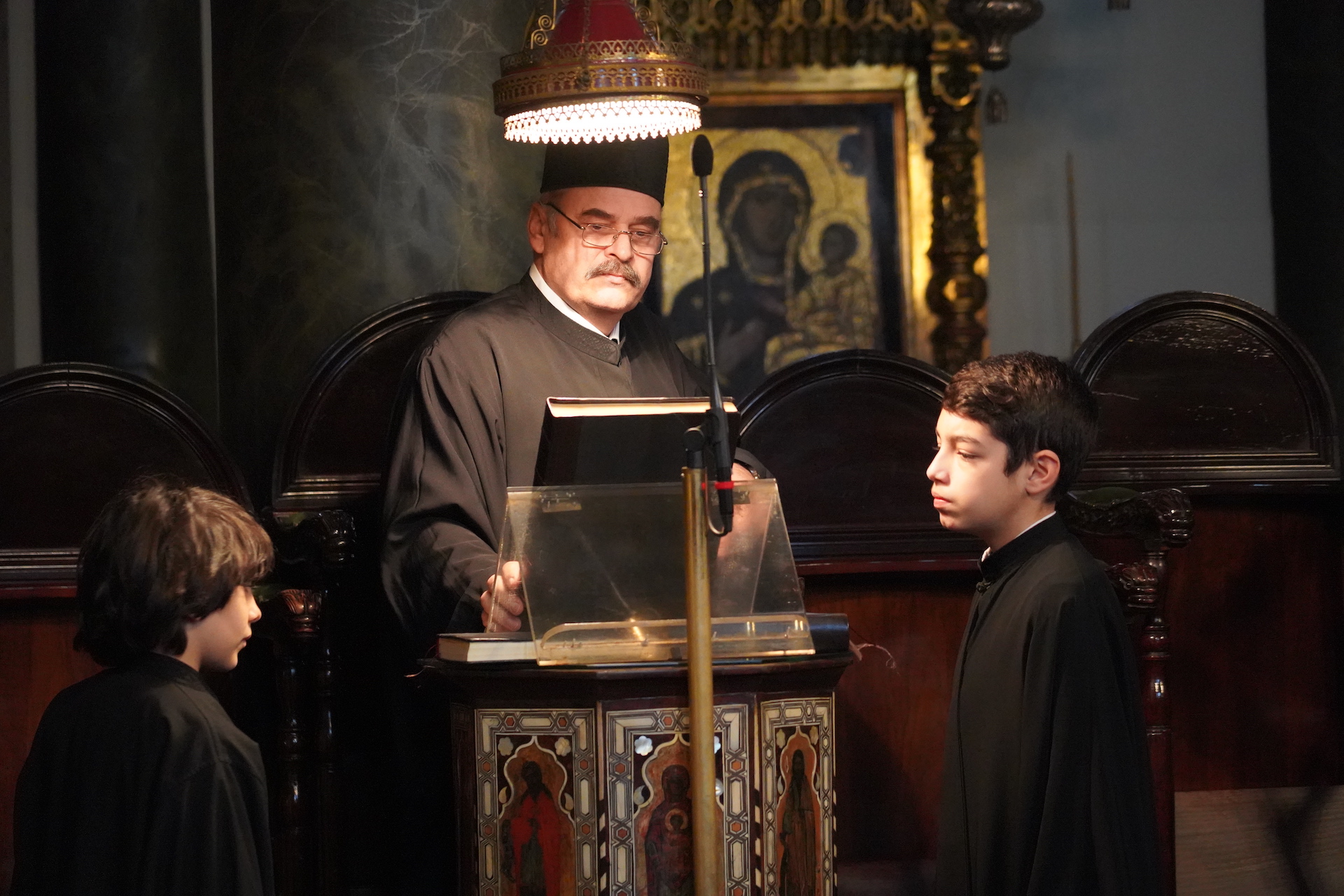 Metropolitan Isaiah of Tamassos and Oreinis officiated at the Venerable Patriarchal Church of Saint George