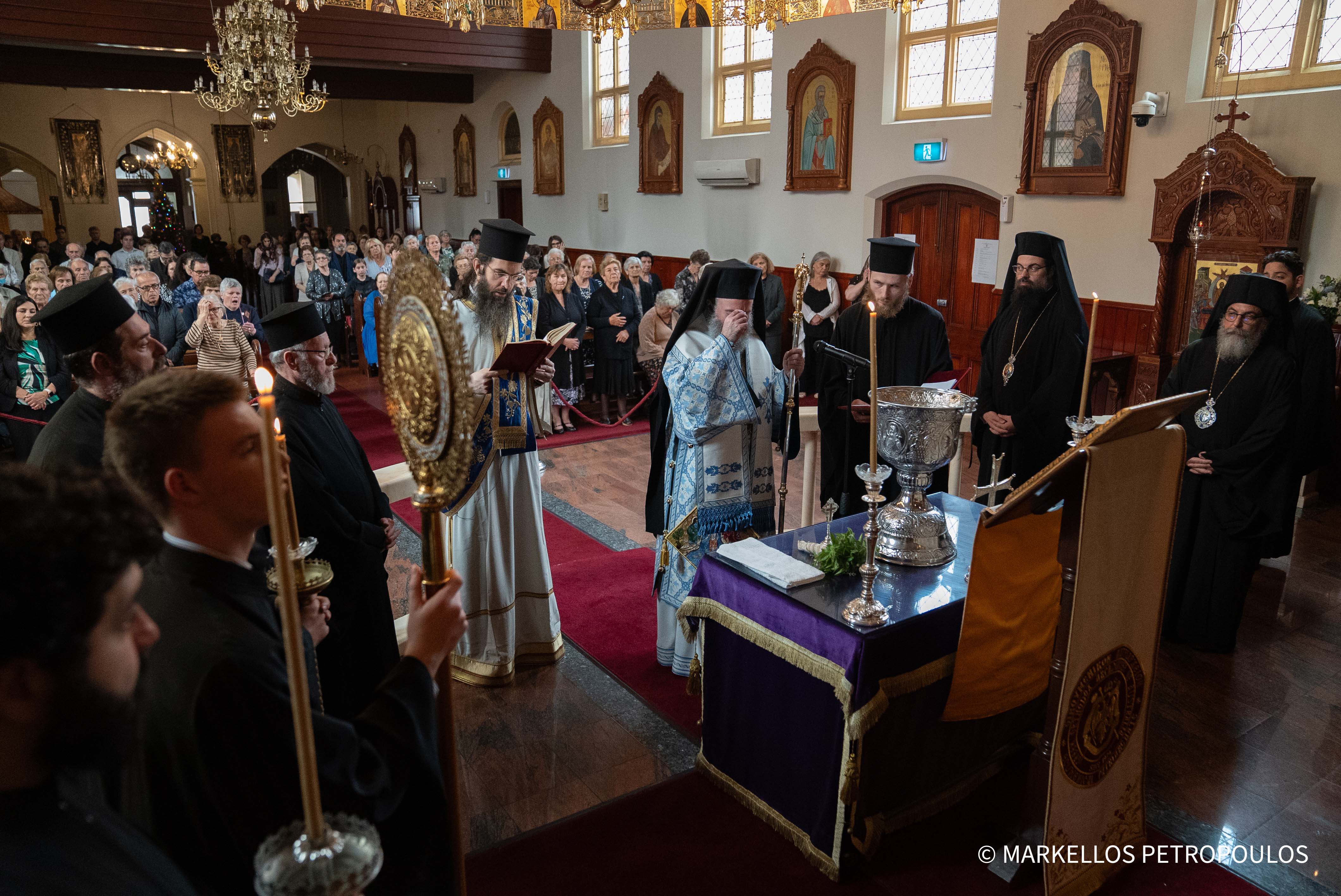 The Eve of the Feast of the Epiphany at the Holy Monastery of ‘Axion Esti’ in Northcote