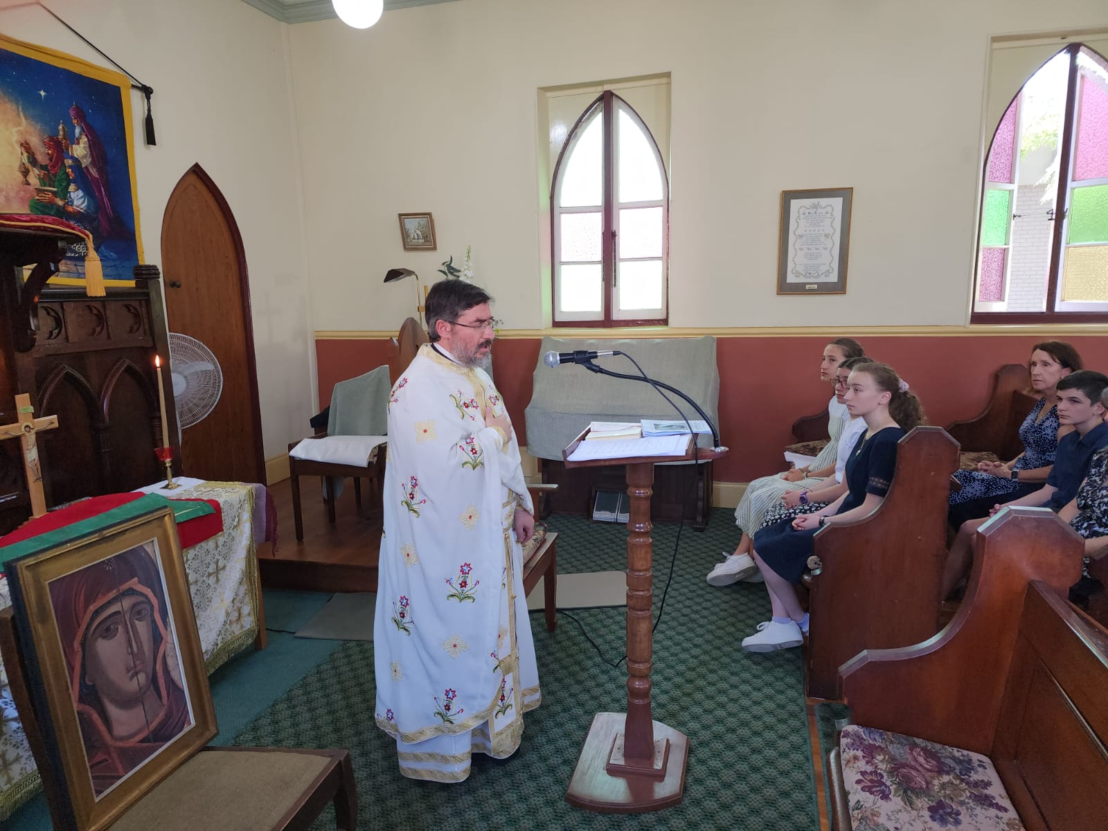The first ever Greek Orthodox Divine Liturgy held in Port Macquarie
