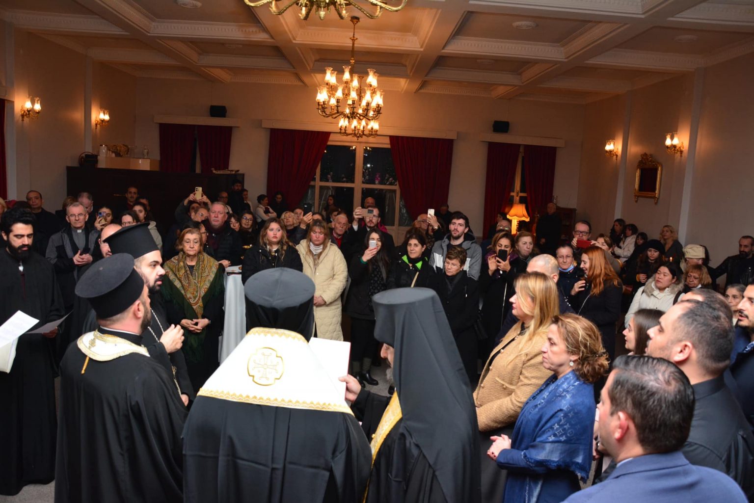 Great Vespers, Ecumenical Prayer Service and cutting of the Vasilopita at the Mega Revma Community in Constantinople