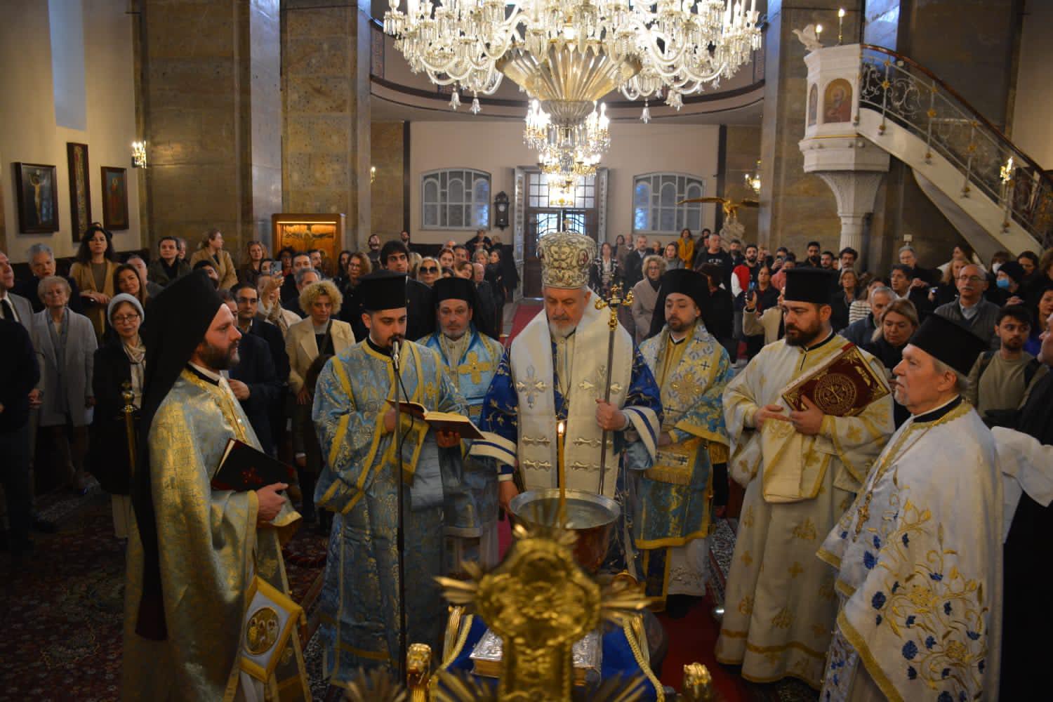 The Blessing of the Waters and throwing of the Cross took place in Chalcedon after 68 years
