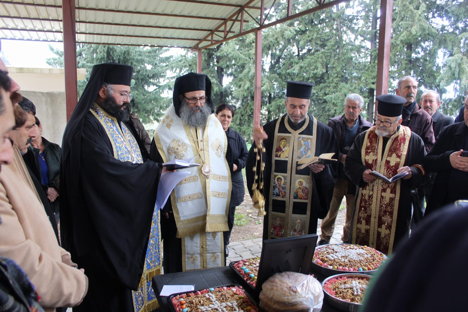 Bishop of Hierapolis performed Trisagion for Earthquake victims in Antakya