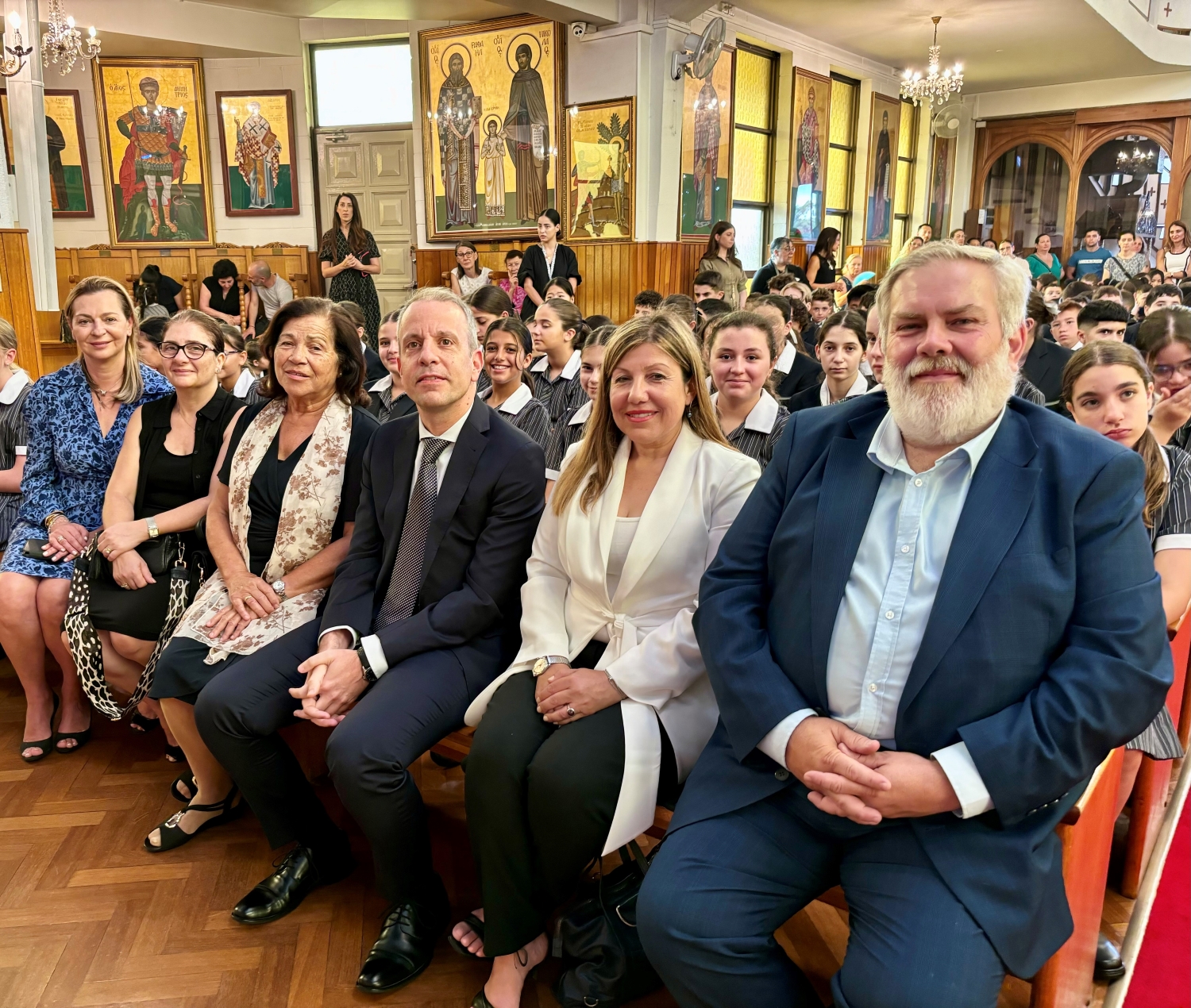 Sydney: Agiasmos Service for the start of the new school year at All Saints Grammar, Belmore