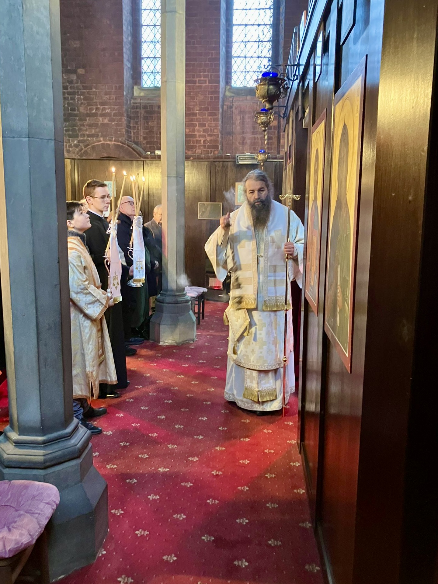 Bishop of Ilion visited Orthodox Parish of Annunciation in Middlesbrough, England