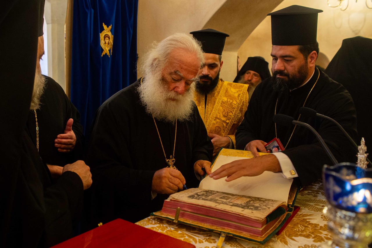 Patriarch of Alexandria visited the Holy Monastery of Voulkanos in Messinia