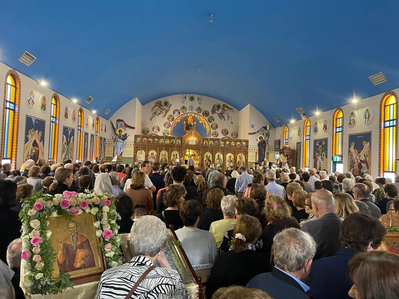 Central Coast: Bishop Iakovos of Miletoupolis presides over the feast day of the Church of Saint Haralambos