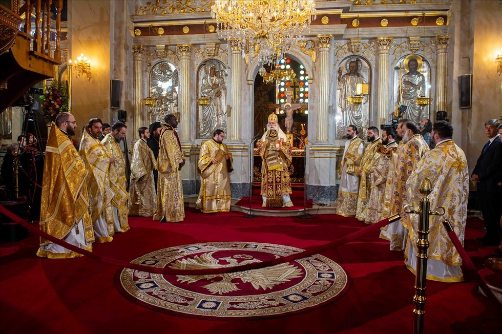 Patriarch of Alexandria presided over the Poly-Hierarchical Divine Liturgy in Kalamata, Greece