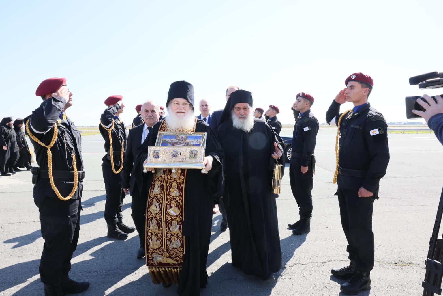 The Holy Cincture of the Most Holy Theotokos is taken to Cyprus