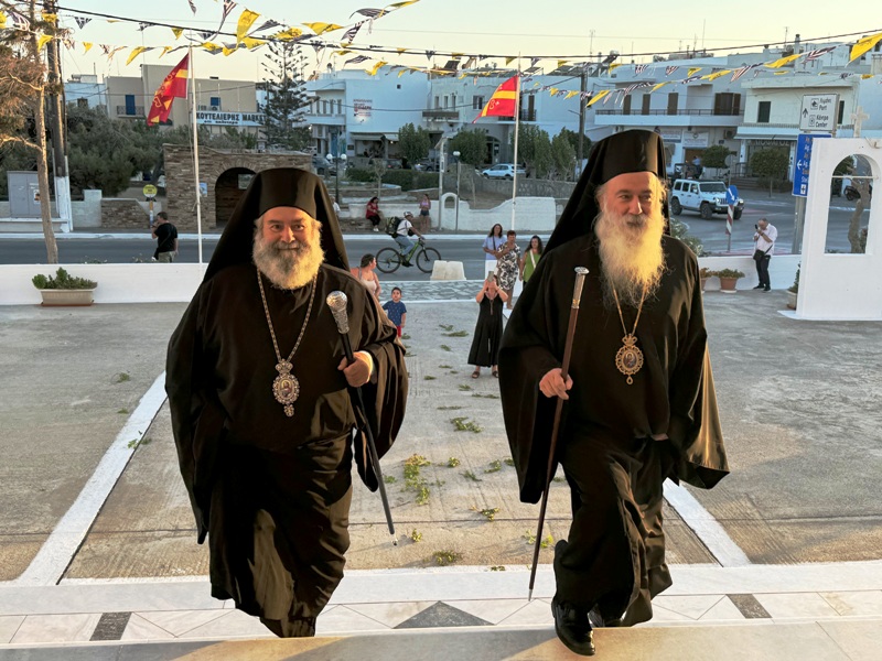 The Feast Day of Saint Nikodemos in his birthplace of Naxos, Greece ...